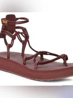 TEVA Rum Raisin Midform Infinity Gladiator Sandal Women’s Size 9